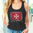 Maltese Cross Flag Malta Tank Top