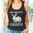 Mir Reichts Ich Geh Zu Mein Rabinchen Cute Rabbit Tank Top