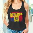 Moldavia España Bandera De La Amistad Moldavia Camiseta sin mangas