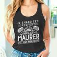 Niemand Ist Perfekt Aber Als Maurer Handwerker Tank Top