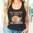 Nightdress Ich Schnarche Nicht Ich Schnurre Katzen Ich Schn Tank Top