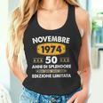 Novembre 1974 Anni 50 Compleanno Uomo Donna 1974 Canotta
