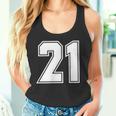 Numero 21 – Maglia Minimalista Per Compleanno Squadra Sportiva Numerata Canotta