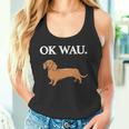 Ok Wau X Dackel Dachshund Dog Lovers Humour Fun Tank Top