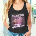 Opossum Meme Ich Denke Nicht Deshalb Bin Ich Nicht Possum Tank Top