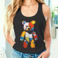Orso D'arte – Animale Colorato Con Motivo Animale Arte Orso Canotta