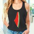 Palestine Watermelon Watermelon Palestine Map Tank Top