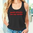 Panic Attacks Are My Cardio X Ironia Salute Mentale Fun Canotta