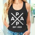 Papa Est 2025 Werdender Papa 25 Level Up Zum Papa 2025 Tank Top