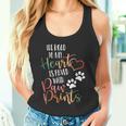 Path To My Heart Is Paved With Paw Hearts Saying Canotta