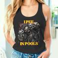 I Pee In Pools Cringe Hard Skeleton Meme Tank Top