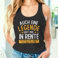 Pension Eine Legende Geht In Rente Rentner 2023 Tank Top