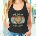 Pluto Never Forget Retro intage Retro Space Tank Top