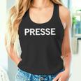 Press Print On Front Lettering Press S Tank Top