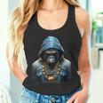 Rapper Gorilla I Retro Hip Hop I Gorilla Hip Hop Gangster Tank Top