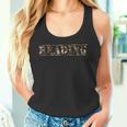 Reading Book Lover Desert Camo Distressedintage Inspired Canotta