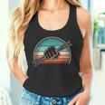 Retro Drumsticks Drummer Tank Top