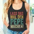 Retro Lass Das Mal Den Pepe Machenintage First Name Tank Top