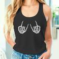 Rock & Roll Skeleton Hand Tank Top