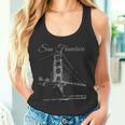 San Francisco Golden Gate Bridge California Usa Souvenir Tank Top