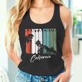 Santa Cruz Ca Retro Palm Tree Tank Top