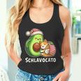 Schlavocato Official Sleep Pyjamas Sleep Avocado Cat Tank Top