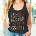 Schwaben Dialect Saying Schwabenland Swabian Tank Top