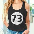 Sheldon Nerdy Numero 73 Outline Circle Regalo Canotta