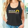 Sicilia Italia Italy Lemon Souvenirsintage Retro Tank Top