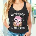 Sorella Maggiore Di Due Gemelli Gufo Gufi Canotta