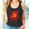 Soviet Flag Retro Ussr Soviet Union Cccp Tank Top