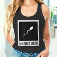 Sperm My First Selfie Bild Foto Lustiges Tank Top