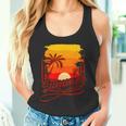 Surfer Beach Sea Retro Summer Fernlust Tank Top