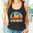 Sweden Sverige Retro Natural Tank Top