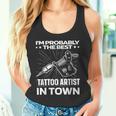 Tatuado Máquina Tinta Tatto Artista Tatuaje Tatuador Camiseta sin mangas