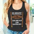 With Team Bridetigam Her Heiratet In Tracht Poltern Jga Tank Top