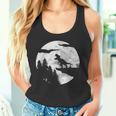 Tiranosaurio Rex Prehistoria Luna Llena Dinosaurio T-Rex Camiseta sin mangas