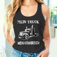 Trucker My Truck My Kingdom Saddle Pull Truck Driver Tank Top