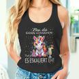 With Unicorn Bin Da Kann Losgehen Und Ja Es Escaliert Eh Tank Top