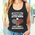 Unterschätze Niemals Einen Alten Mann Table Tennis Tank Top