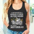 Unterschätze Niemals Einen Old Mann Mit Einer Motorrad Tank Top