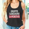 Uomo Gruppo Sanguigno A-Peritivo Divertenti Frasi Canotta