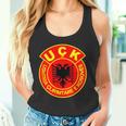 Uqk Flag Kosovo Albaner Uck Jashari Army Eagle Tank Top