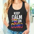 Venezuela Freedom Keep Calm Un Cono Banderaenezuela Tank Top