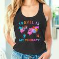 Viaggiatore Camping Trip World Statement Travel Is My Therapy Canotta