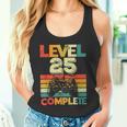 Video Gamer Nivel 25 Completo Retro 25 Aniversario De Bodas Camiseta sin mangas