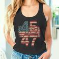 Vintage American Flag Retro 45 47 Trump 2024 Tank Top