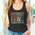 Vintage Ottobre 1974 50 Compleanno Anni Uomo Donna Canotta