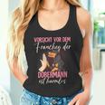 Vorsichtor Dem Frauchen Dobermann Tank Top