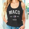 Waco Texas Tx Drapeau De L'étatintage Débardeur e